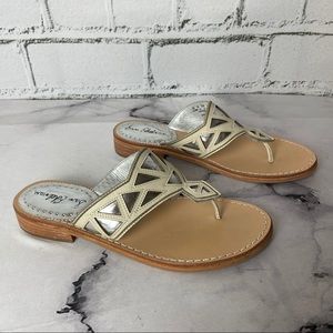 Sam Edelman Treva Thong Sandals Metallic Flats